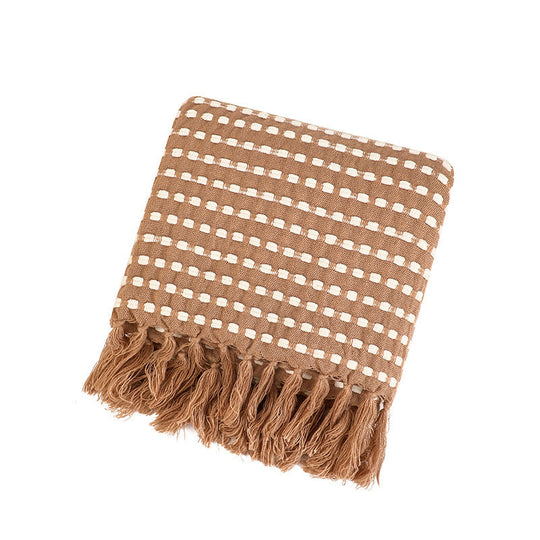 Couverture Texturée en Coton pour Femme Style Confort 5