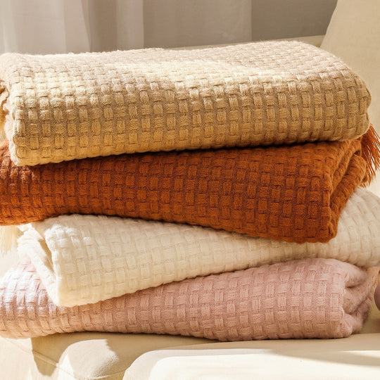 Couverture Texturée pour Femme Style Confort Moderne 1