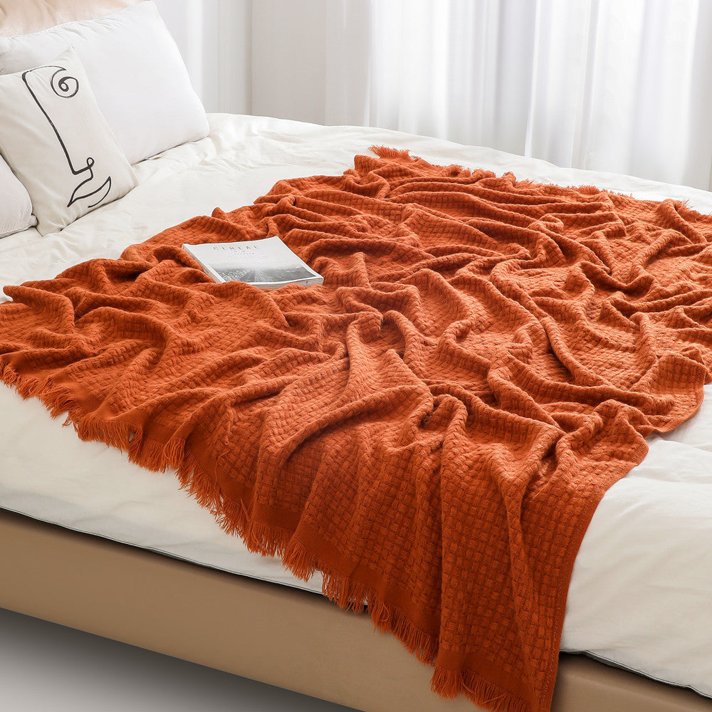 Couverture Texturée pour Femme Style Confort Moderne 2
