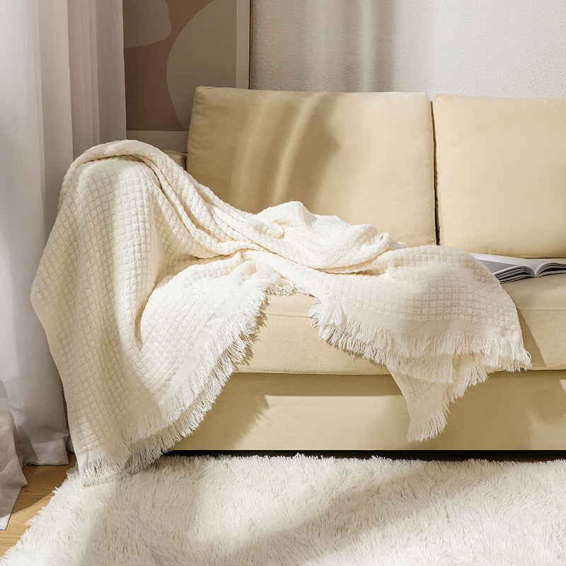 Couverture Texturée pour Femme Style Confort Moderne 7