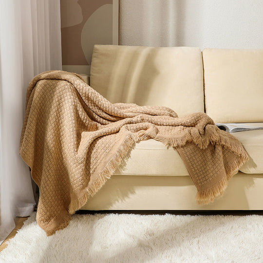 Couverture Texturée pour Femme Style Confort Moderne 8