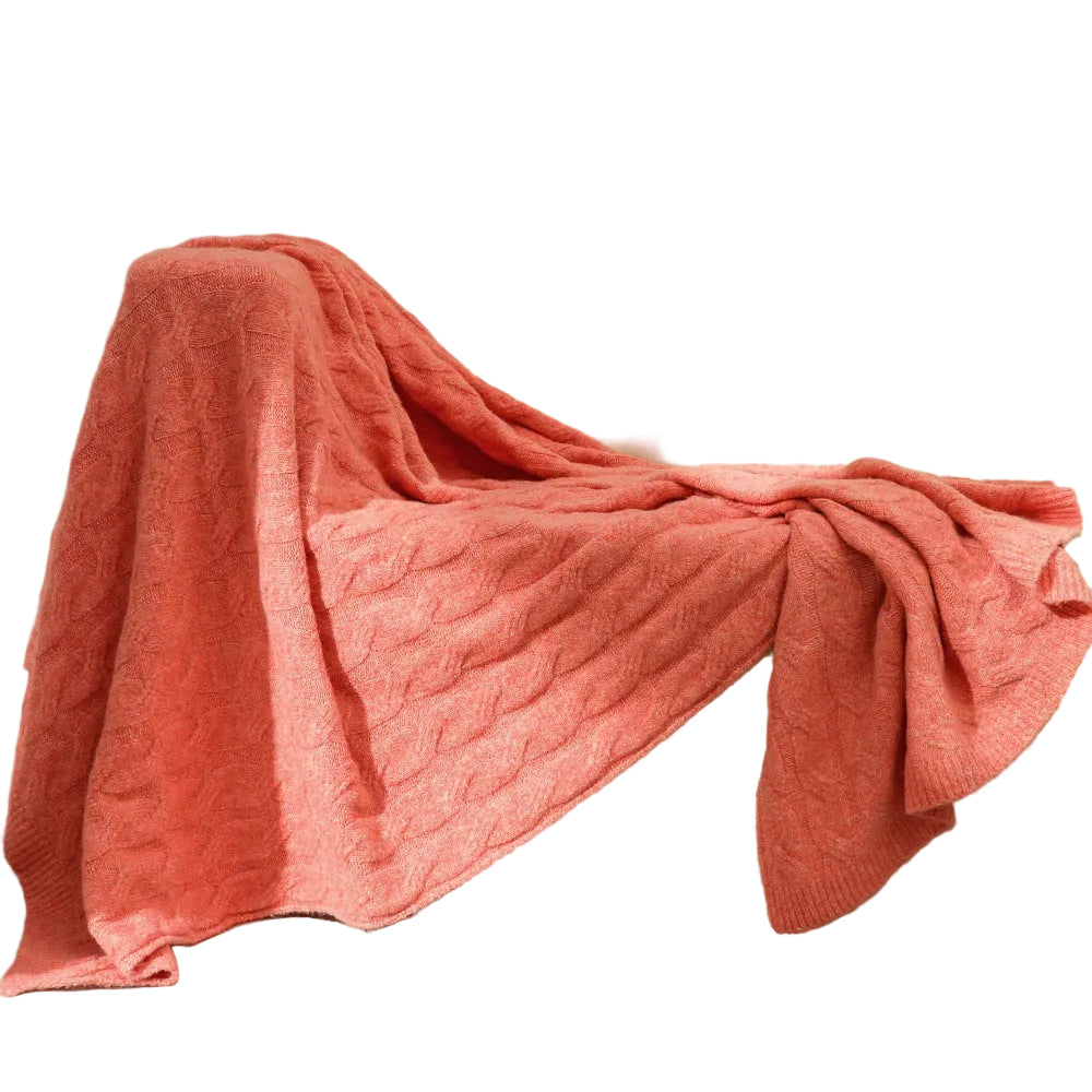 Couverture Tricotée Confortable pour Femme Style Moderne 0