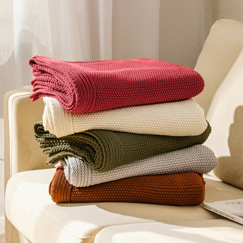 Couverture Tricotée Confortable pour Femme Style Moderne 1