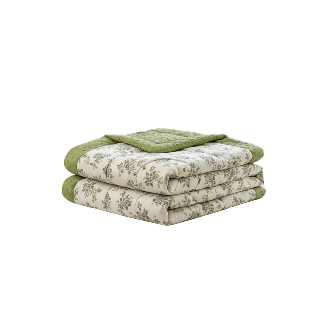 Couverture d'Été Légère Motif Floral pour Chambre à Coucher 0
