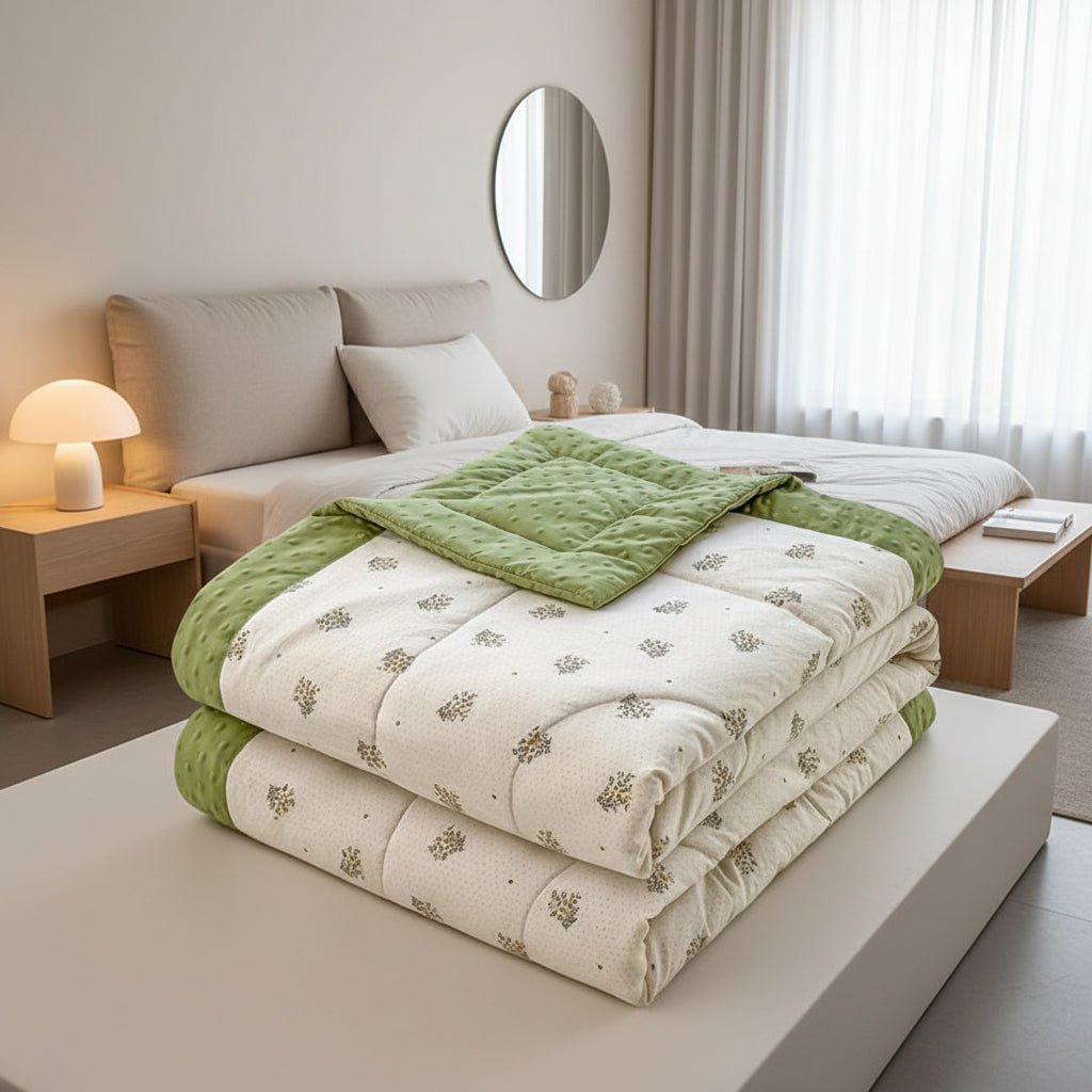 Couverture d'Été Légère Motif Floral pour Chambre à Coucher 5
