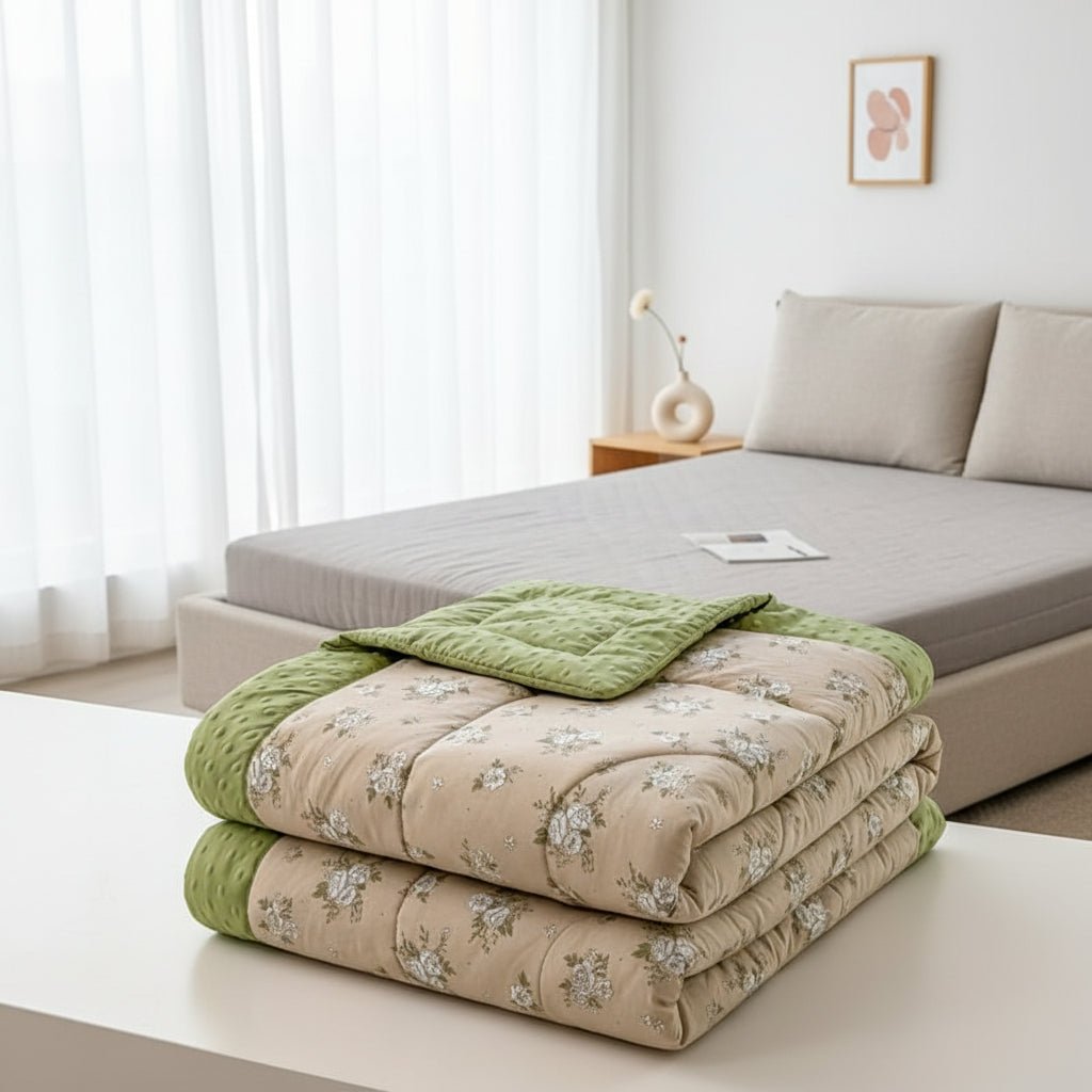 Couverture d'Été Légère Motif Floral pour Chambre à Coucher 6