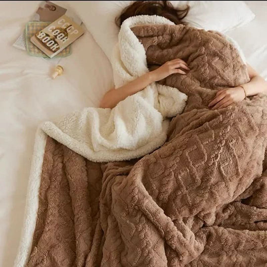 Couverture d'hiver Douce et Moelleuse 0