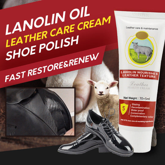 Crème de soin pour cuir à l'huile de lanoline 2