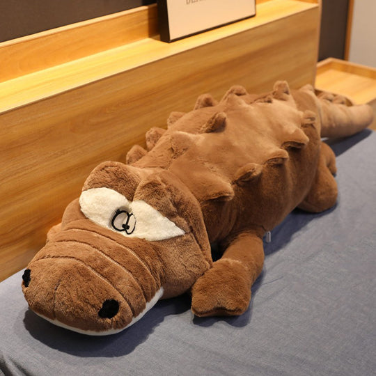 Crocodile Géant en Peluche Pour Enfants Câlin et Confort 1