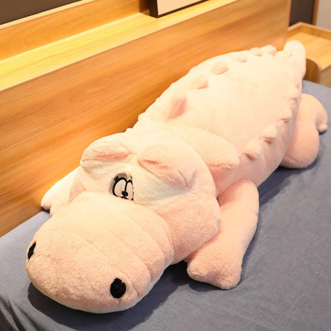 Crocodile Géant en Peluche Pour Enfants Câlin et Confort 3