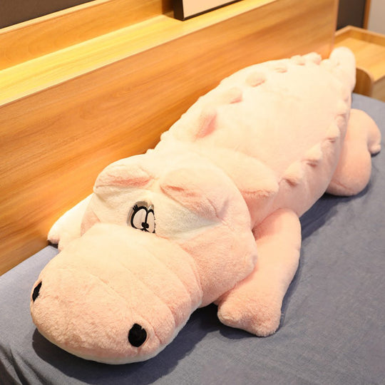 Crocodile Géant en Peluche Pour Enfants Câlin et Confort 3