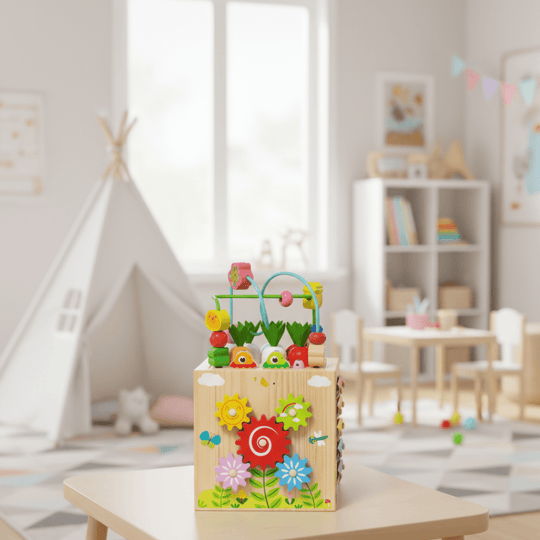 Cube d'Activités Multifonctionnel 8 en 1 pour Bébé 0