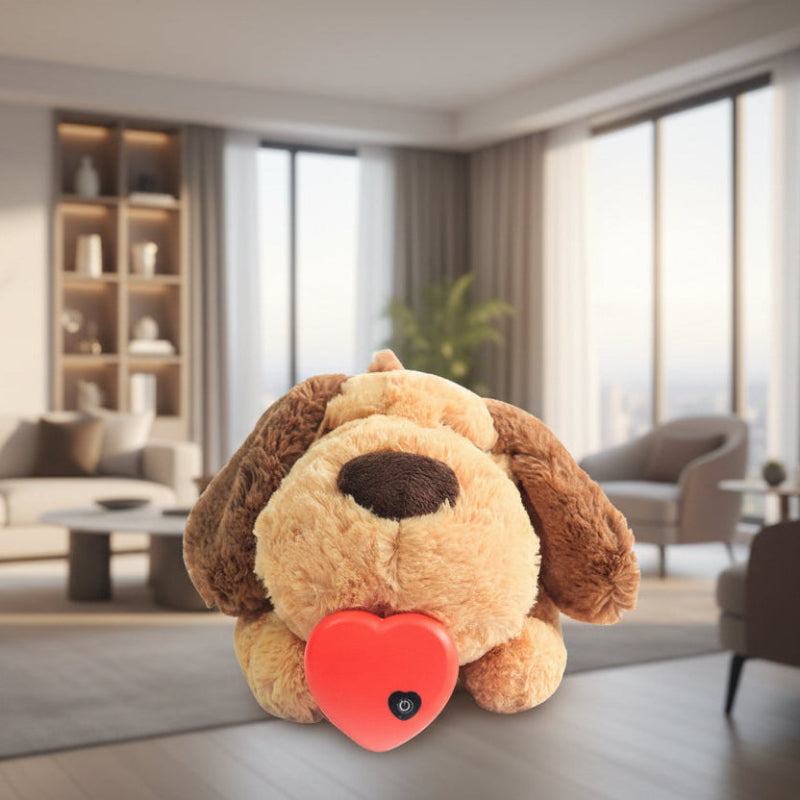 CuddlePup Peluche pour Chiens avec Battement de Coeur 1