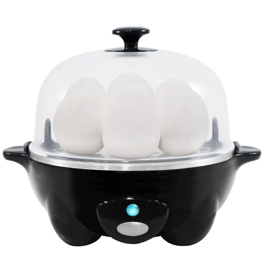 Cuiseur à Œufs Multifonctionnel pour 7 Œufs, Cuiseur Œuf Électrique avec Accessoires pour Omelettes et Œufs Pochés 0