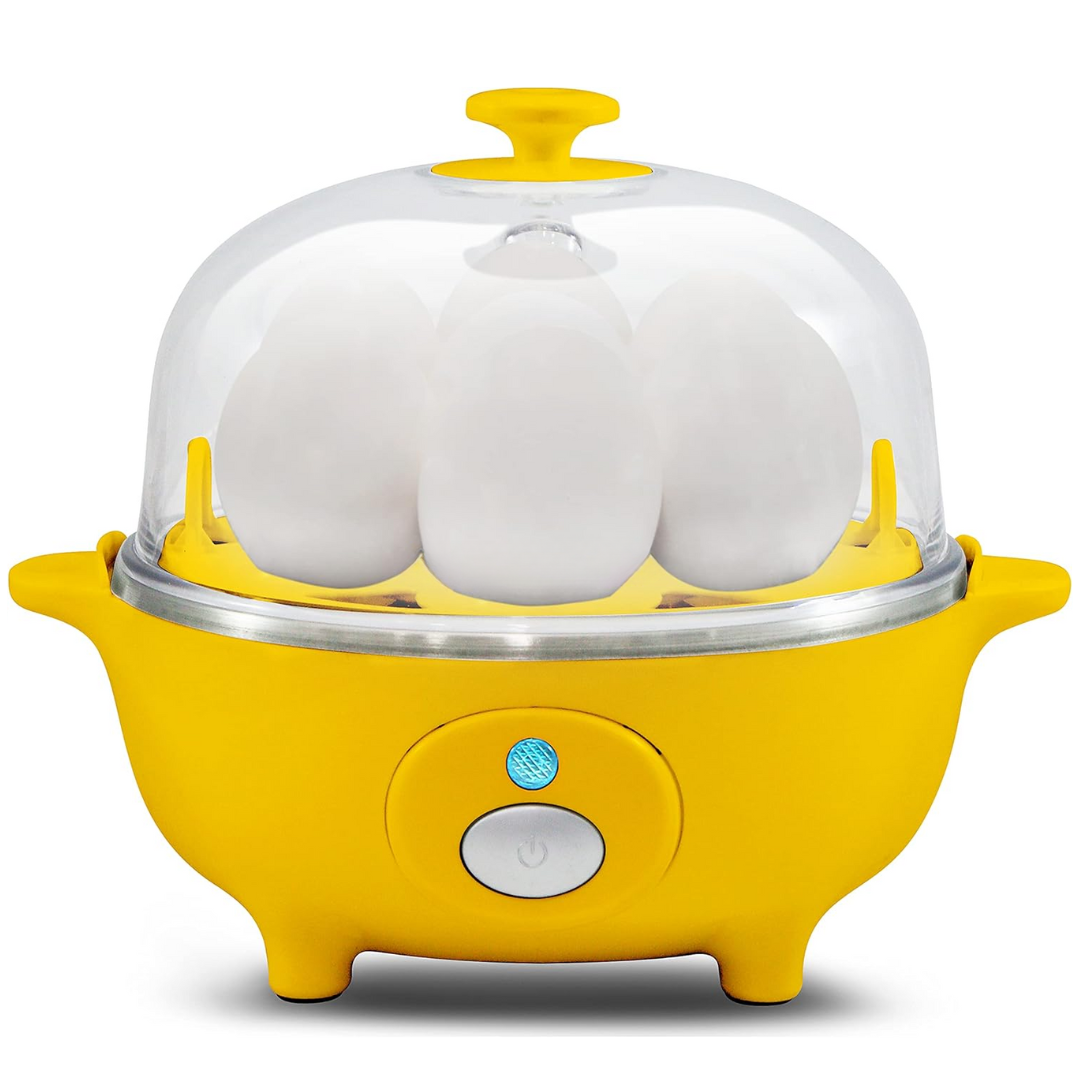 Cuiseur à Œufs Multifonctionnel pour 7 Œufs, Cuiseur Œuf Électrique avec Accessoires pour Omelettes et Œufs Pochés 1