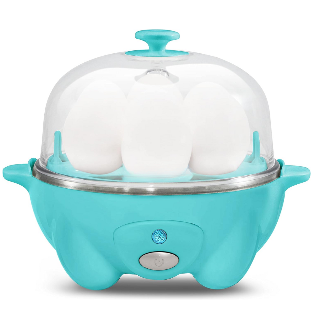 Cuiseur à Œufs Multifonctionnel pour 7 Œufs, Cuiseur Œuf Électrique avec Accessoires pour Omelettes et Œufs Pochés 3