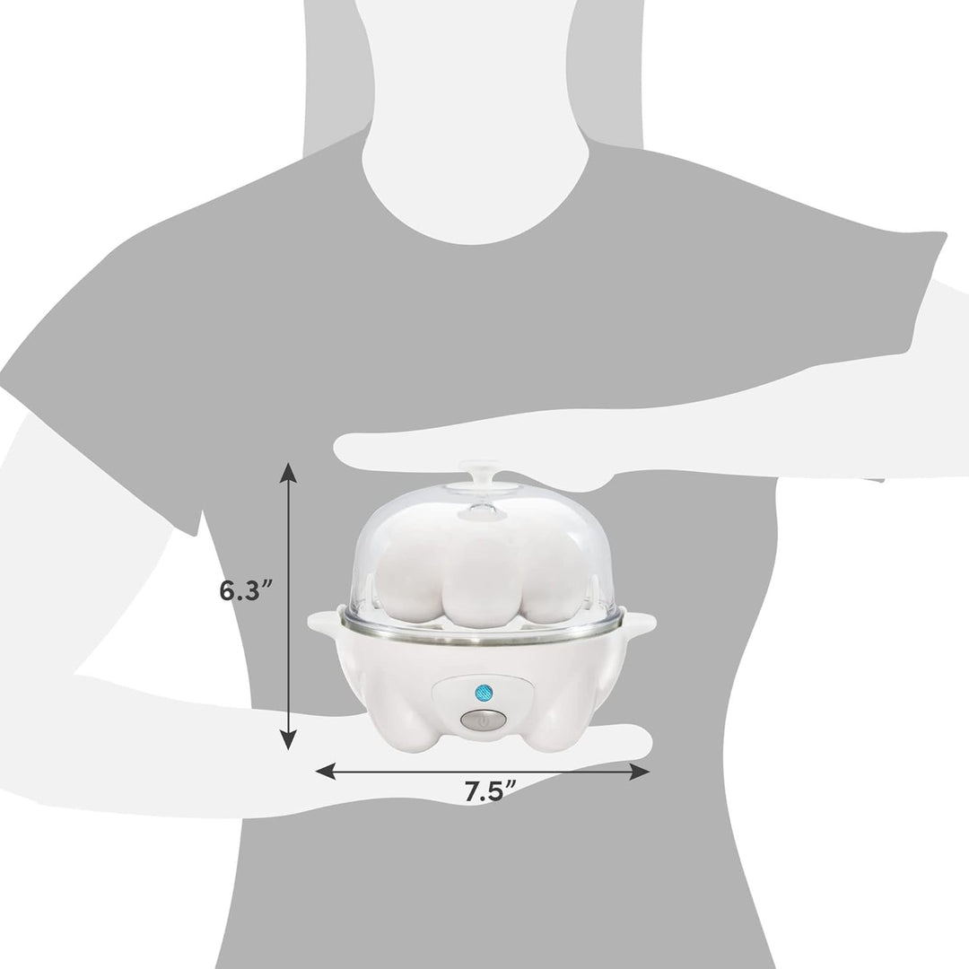 Cuiseur à Œufs Multifonctionnel pour 7 Œufs, Cuiseur Œuf Électrique avec Accessoires pour Omelettes et Œufs Pochés 5