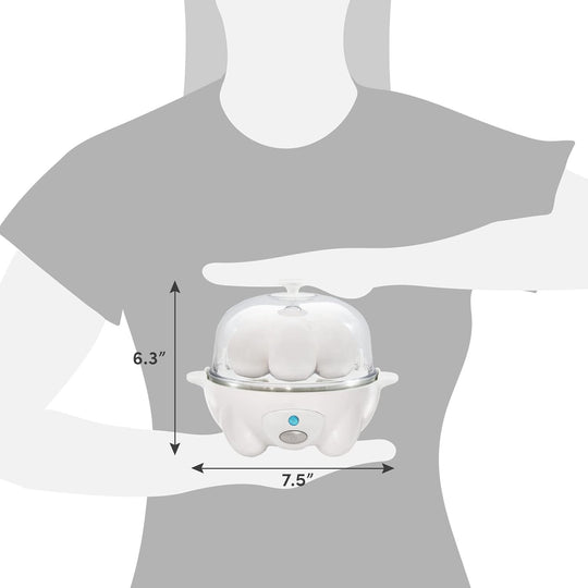 Cuiseur à Œufs Multifonctionnel pour 7 Œufs, Cuiseur Œuf Électrique avec Accessoires pour Omelettes et Œufs Pochés 5