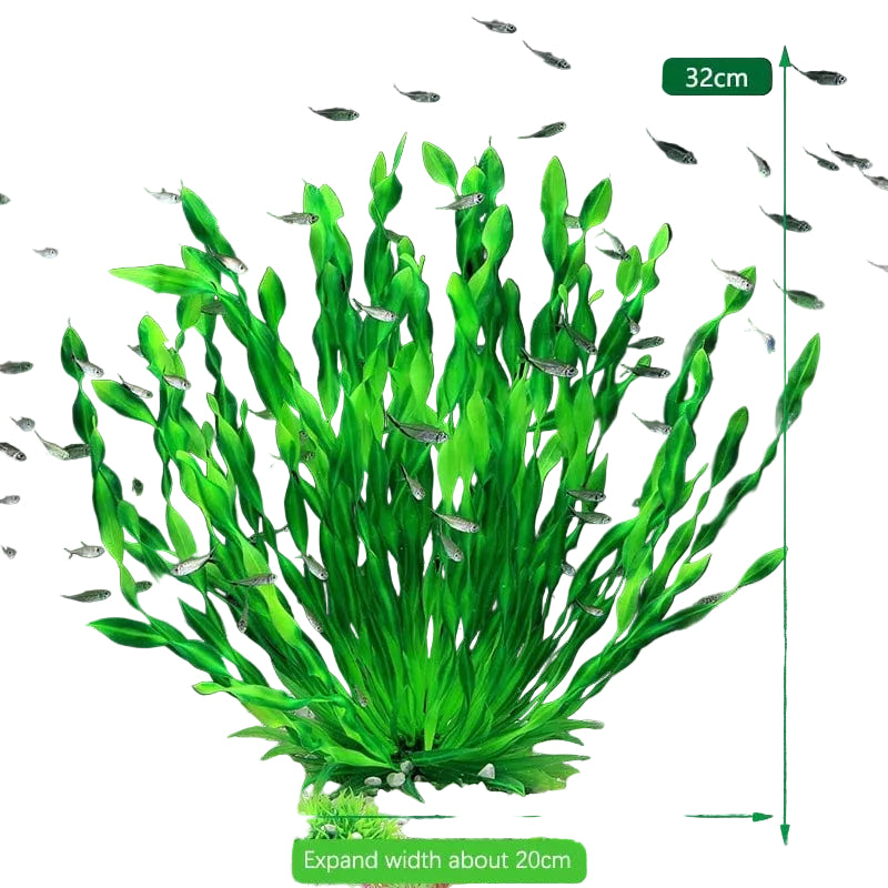 Décor d'Aquarium Fluorescent en Silicone pour Paysage Marin 0