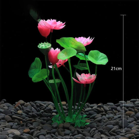 Décor d'Aquarium Fluorescent en Silicone pour Paysage Marin 8