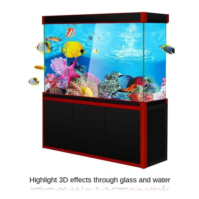Décoration Aquarium Fond 3D Réversible pour un Décor Sous-Marin Captivant 2