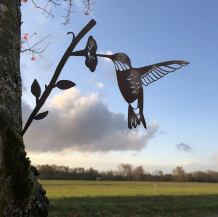 Décoration Extérieure Jardin Oiseaux en Métal Artistiques 0
