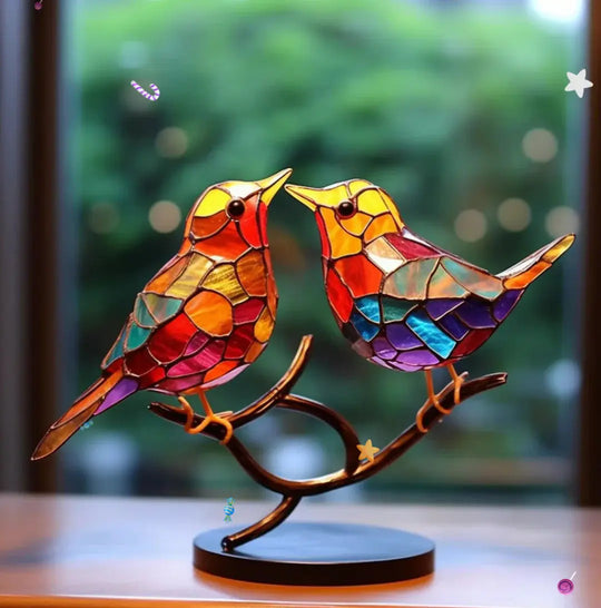 Décoration Intérieure Oiseau Lumineux pour Fenêtre 3