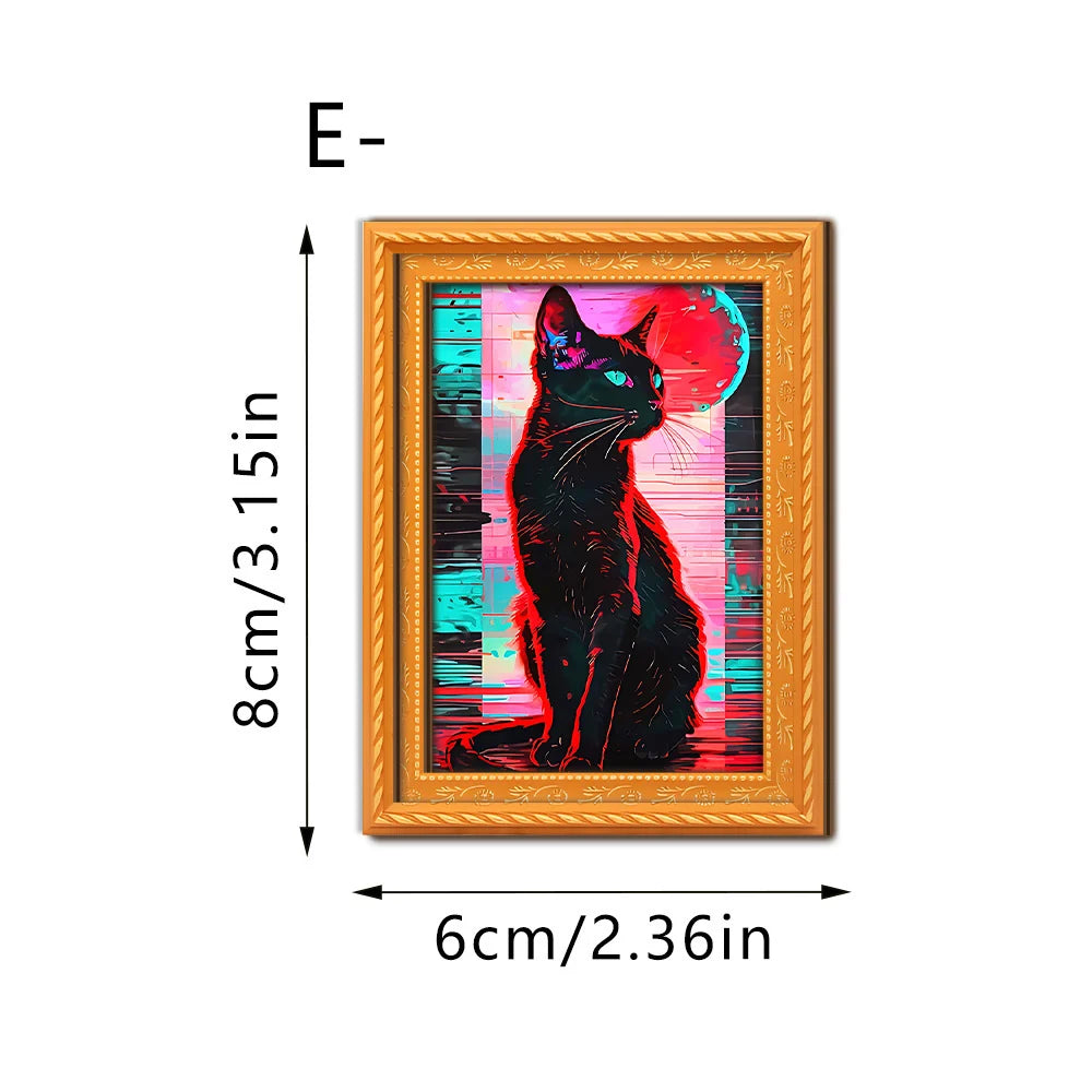 Décoration Murale Féline Design Futuriste pour Intérieur 9
