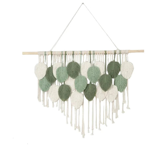 Décoration Murale Feuille Tissée pour Intérieur 6