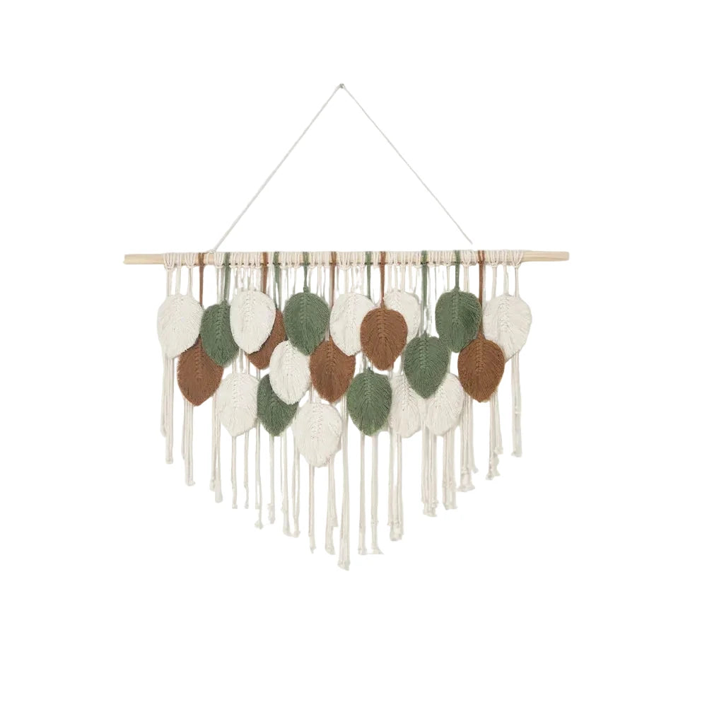 Décoration Murale Feuille Tissée pour Intérieur 7