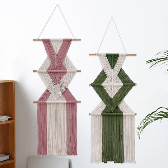 Décoration Murale Macramé Bohème pour Intérieur 1