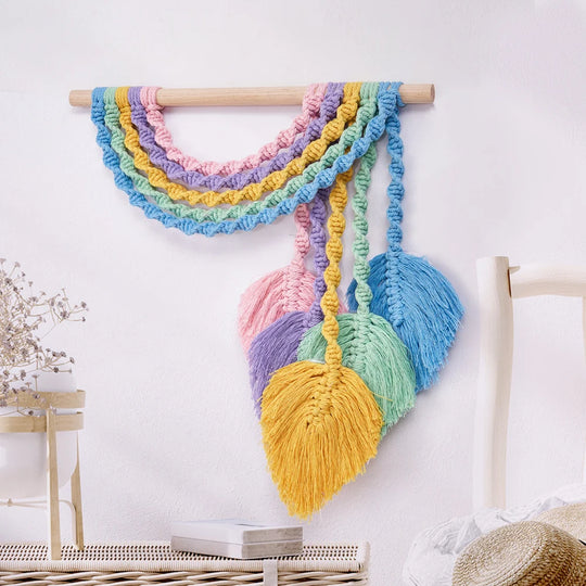 Décoration Murale Macramé Bohème pour Intérieur 1