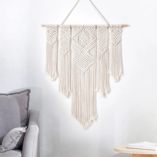 Décoration Murale Macramé Style Bohème 0