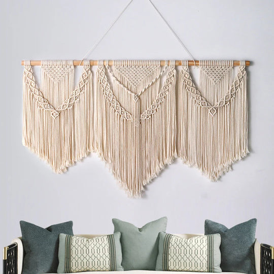 Décoration Murale Macramé Style Bohème pour Intérieur 2