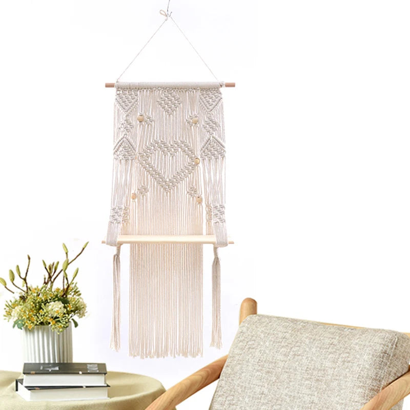 Décoration Murale Macramé Style Bohème pour Intérieur 2