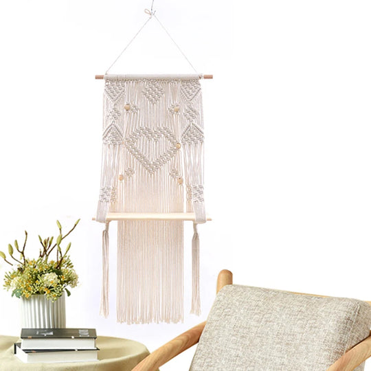 Décoration Murale Macramé Style Bohème pour Intérieur 2