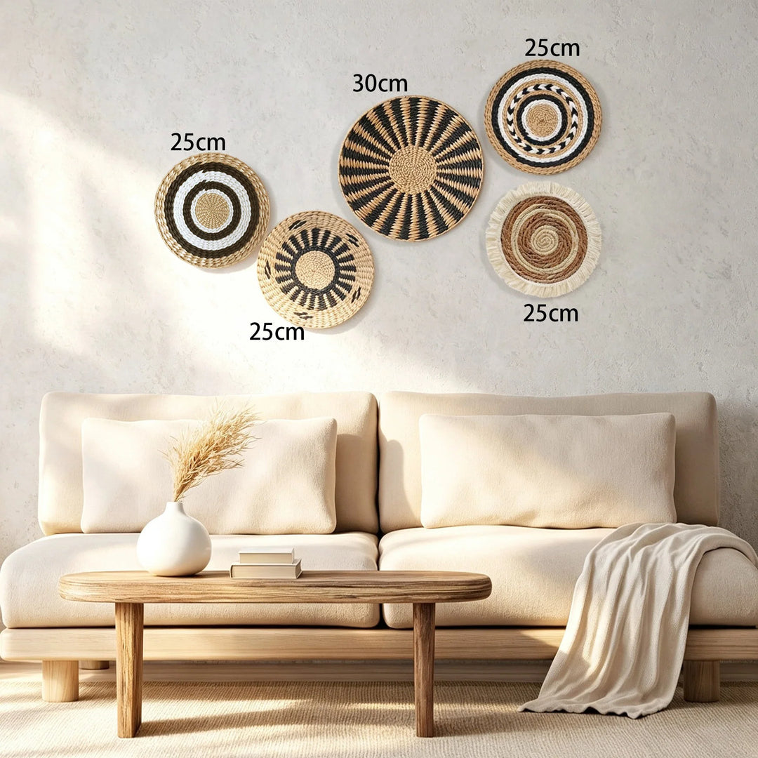 Décoration Murale Originale Artisanale pour Salon - Style Naturel et Accueillant 0