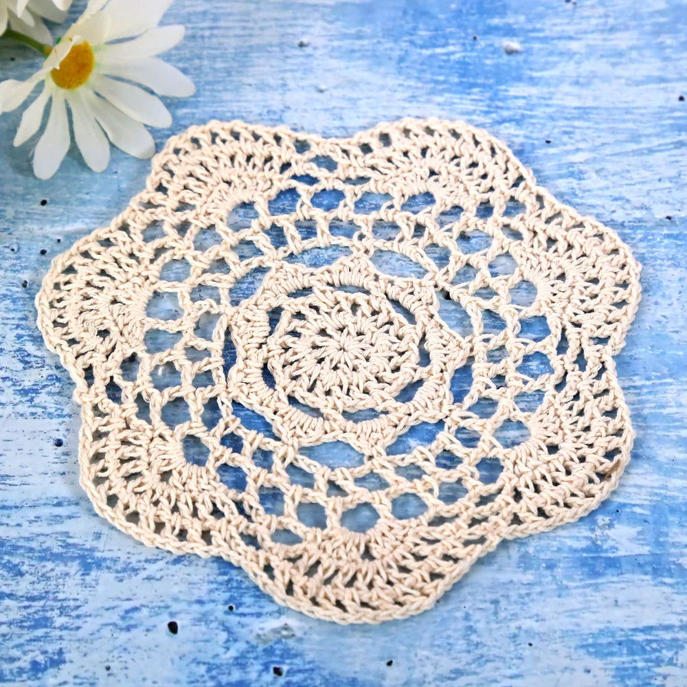 Décoration Murale Ronde Macramé Artisanale 10