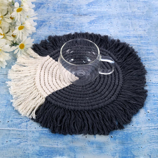 Décoration Murale Ronde Macramé Artisanale 2