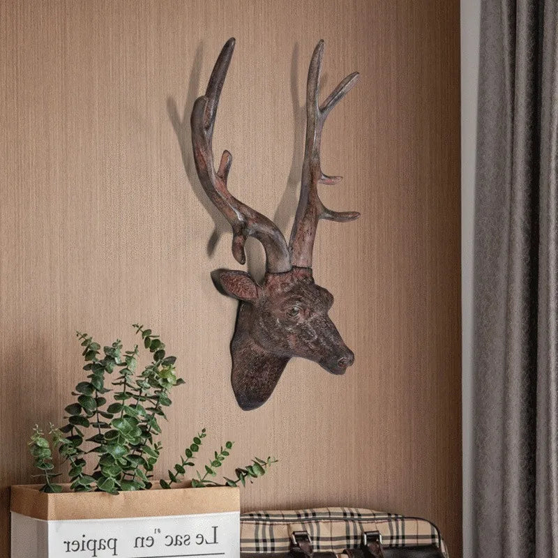 Décoration Murale Tête de Cerf 3D Rustique 2