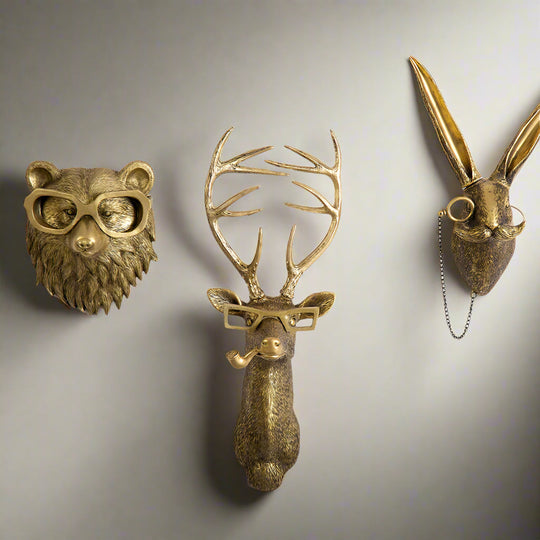 Décoration Murale Tête de Cerf Frankie pour Intérieur Rustique 1
