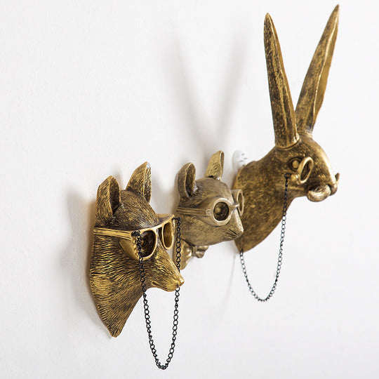 Décoration Murale Tête de Cerf Frankie pour Intérieur Rustique 2