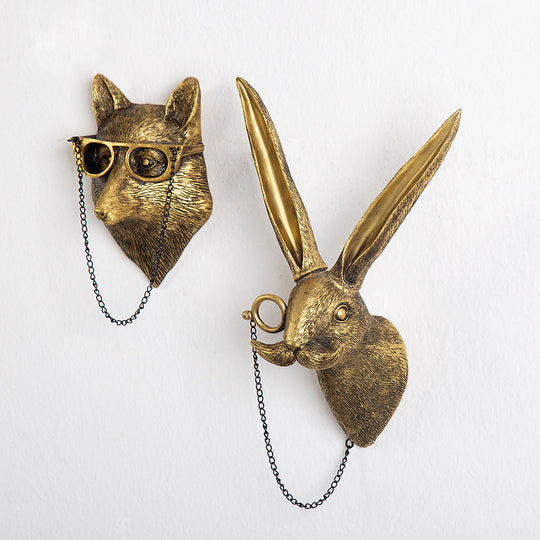 Décoration Murale Tête de Cerf Frankie pour Intérieur Rustique 4