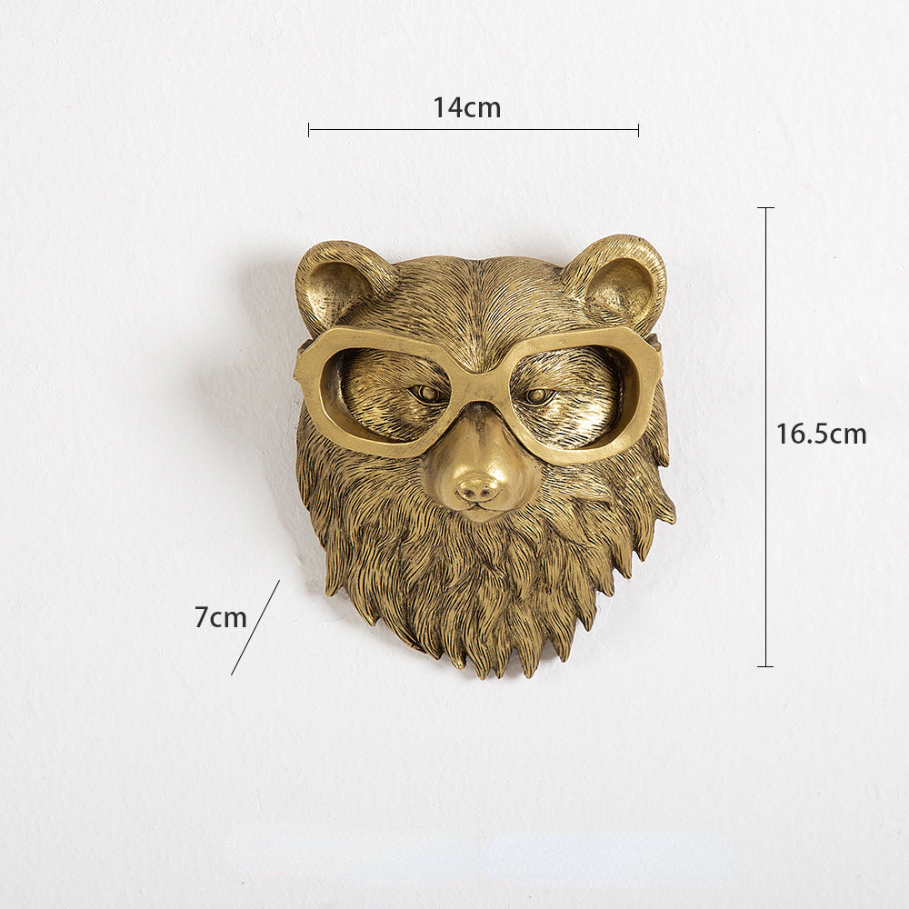 Décoration Murale Tête de Cerf Frankie pour Intérieur Rustique 8