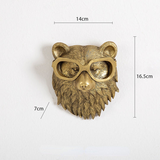 Décoration Murale Tête de Cerf Frankie pour Intérieur Rustique 8