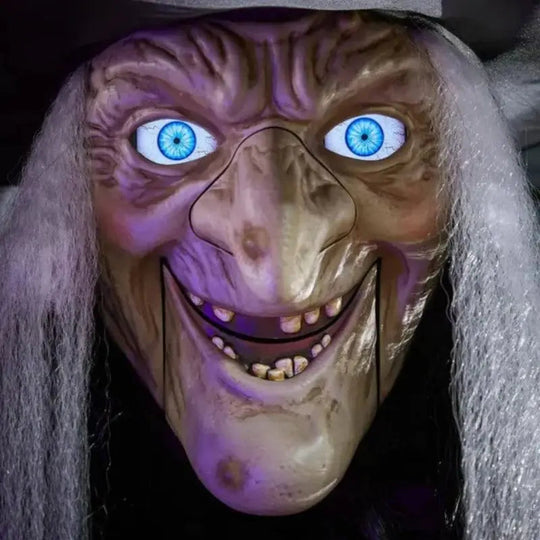 Décoration d'Halloween Sorcière Volante Animée 2