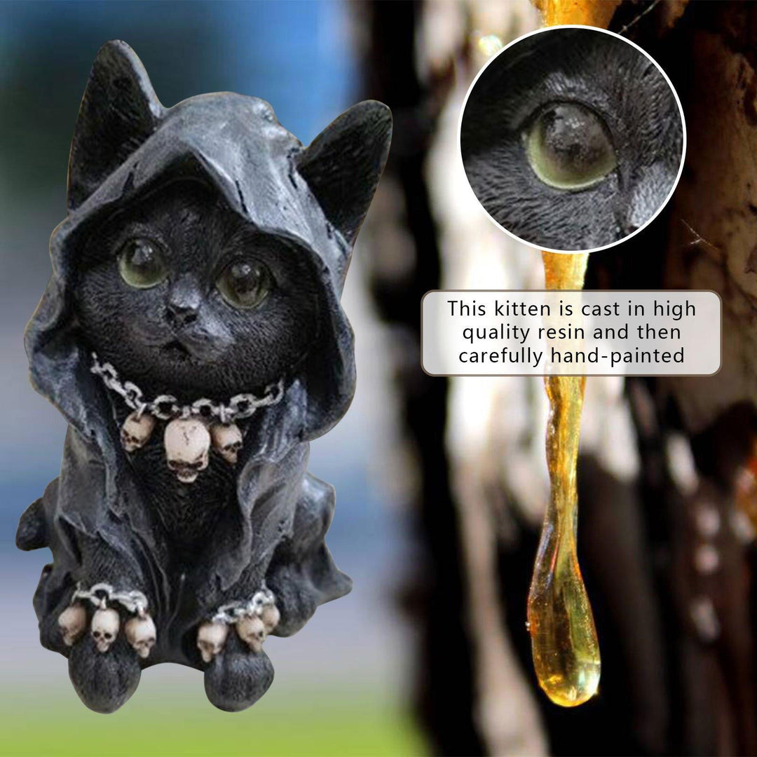 Décoration de Chat en Résine pour Halloween 3