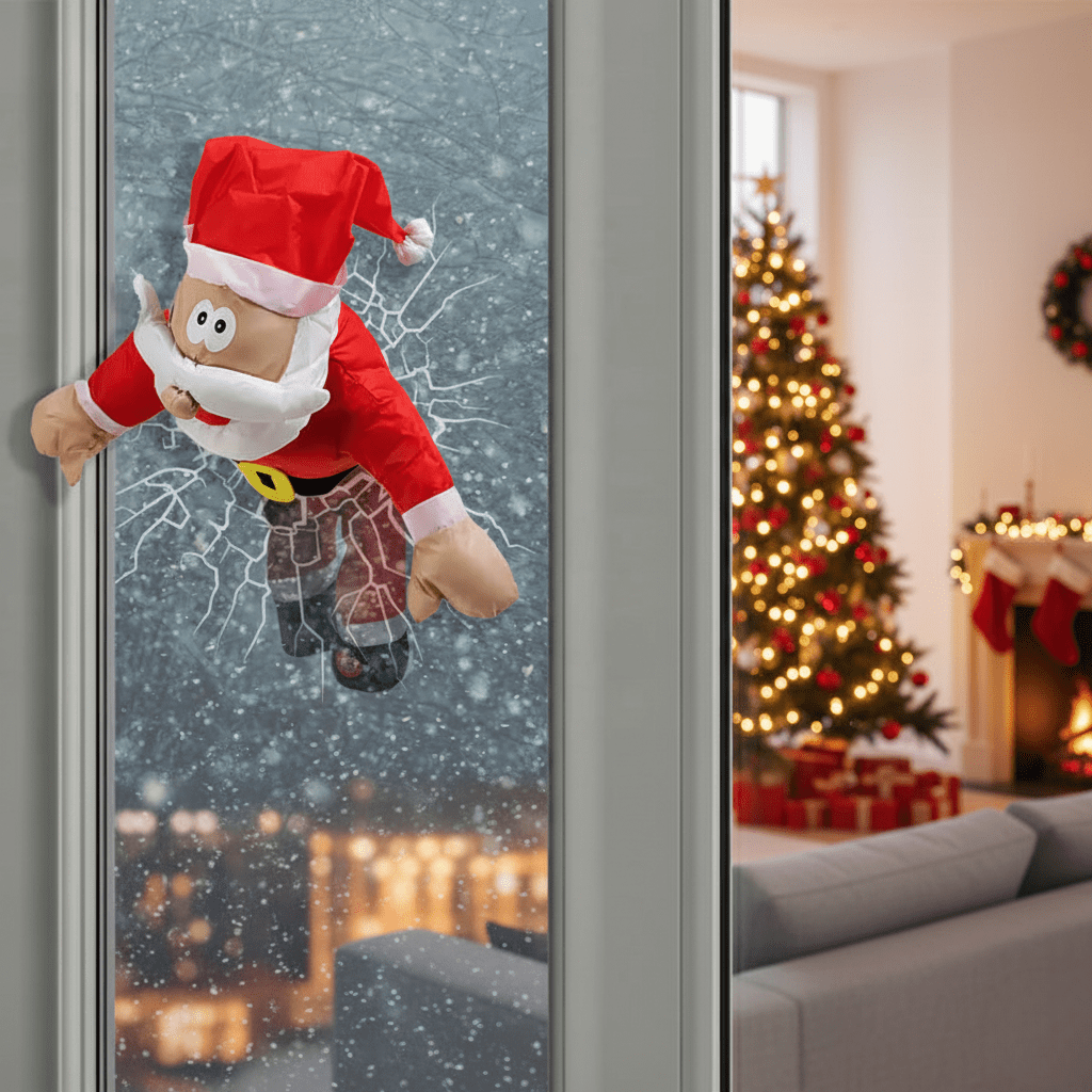 Décoration de Noël Animée avec Son et Mouvement pour Fenêtres 0