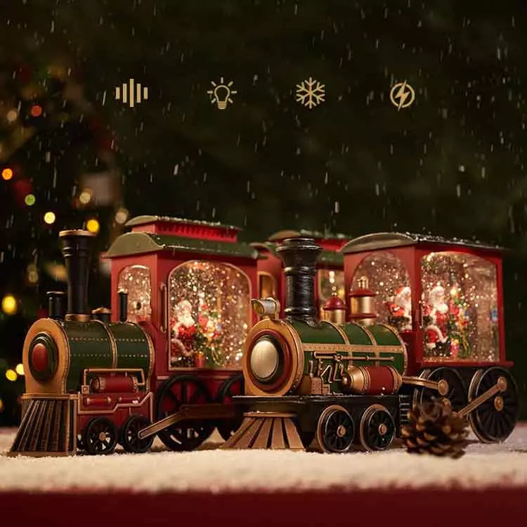 Décoration de Noël Train Illuminé LED pour Fêtes et Intérieur 2