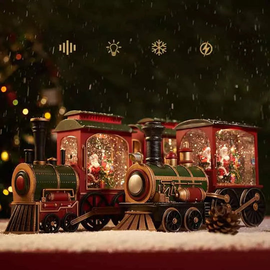 Décoration de Noël Train Illuminé LED pour Fêtes et Intérieur 2